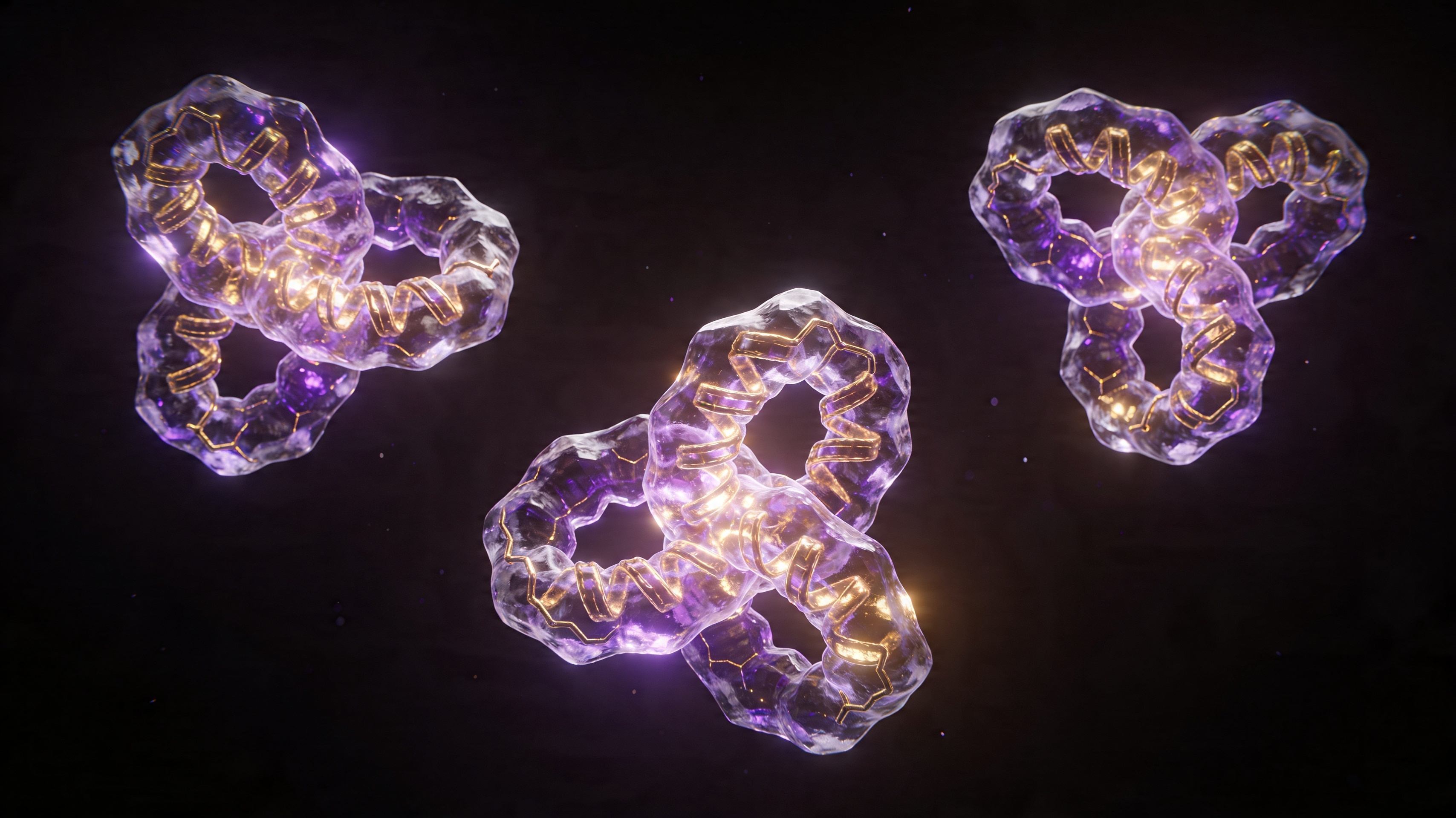 Wizualizacja trojnego mechanizmu receptorowego retatrutydu